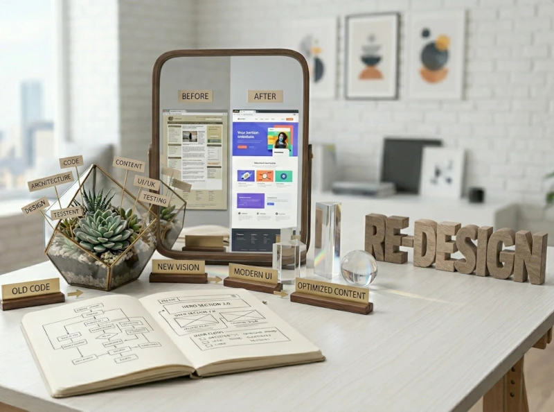 Redizajn web stránok – premena zastaraného webu na moderný a responzívny