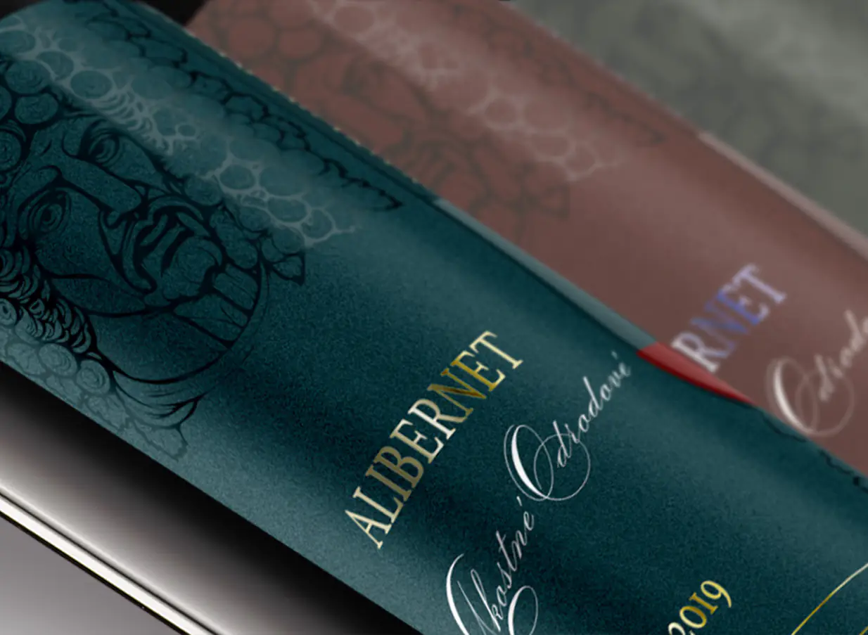 Dizajn etikiet na víno – portfólio a návrhy etikiet