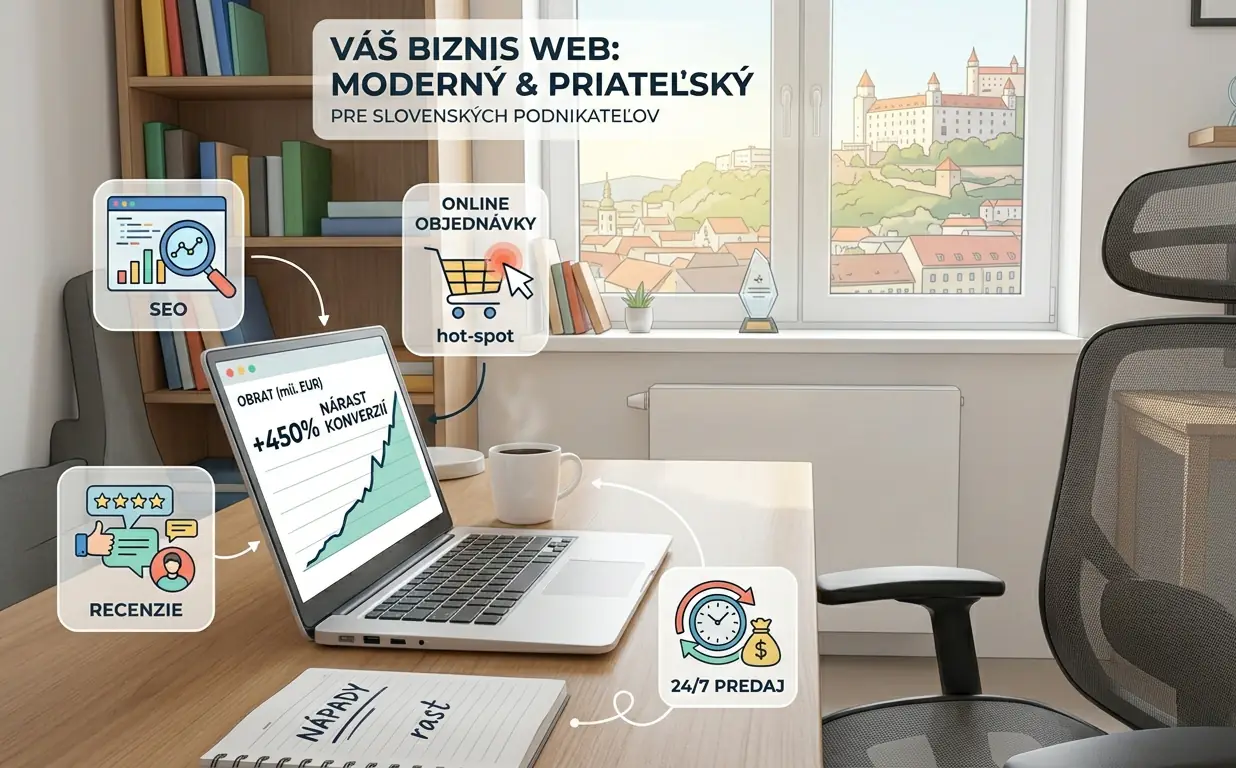 Prečo vášmu biznisu treba webstránku a čo vám prináša